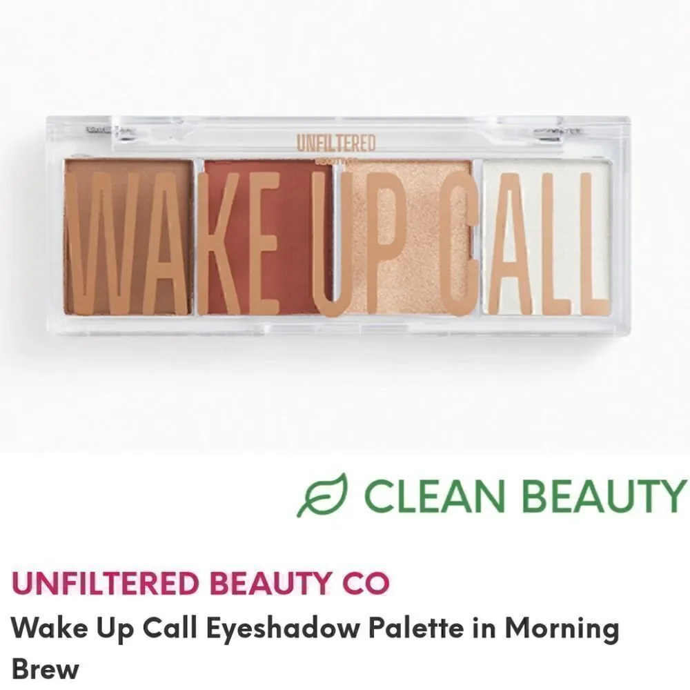 Unfiltered Beauty Co. Wake Up Call Eyeshadow in Eye Love You